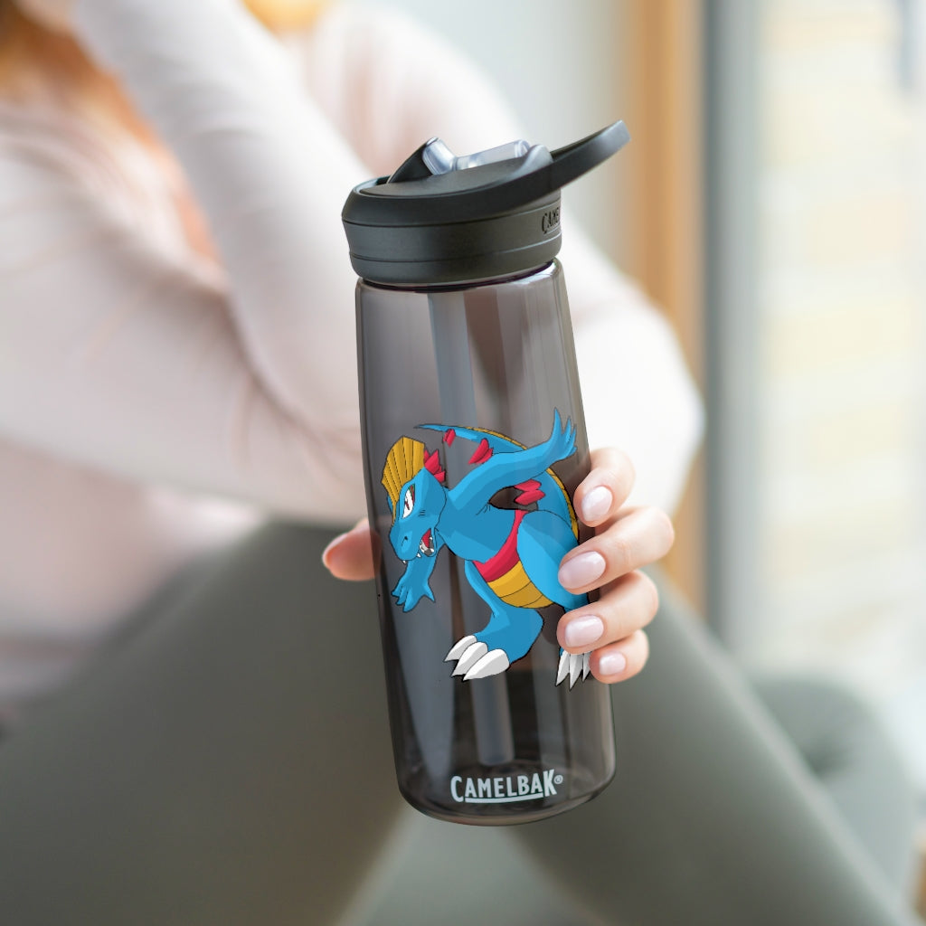 Blastdile CamelBak Eddy® Water Bottle in 20oz and 25oz sizes, showcasing its durable Tritan™ material and spill-proof design.